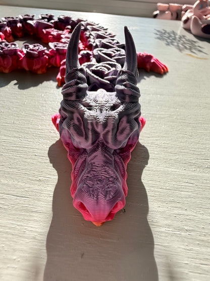 Rose Dragon – Articulated Floral Fantasy Dragon