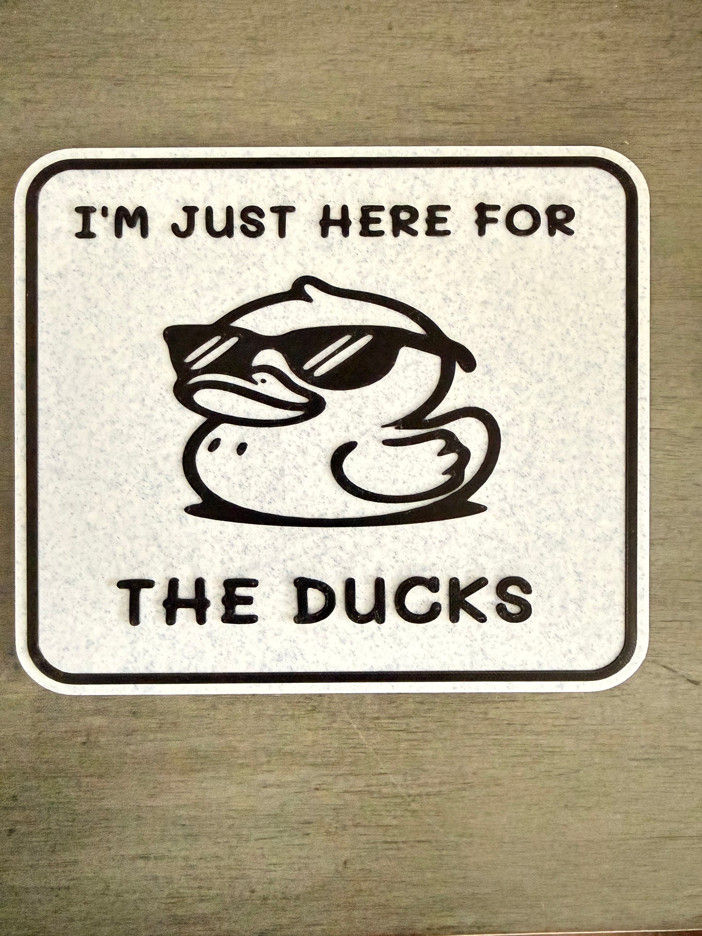 Ducks Magnetic Door Sign