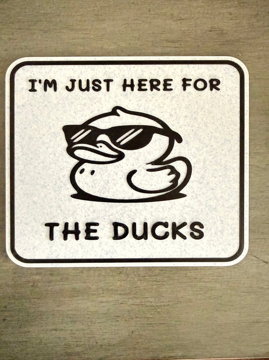 Ducks Magnetic Door Sign