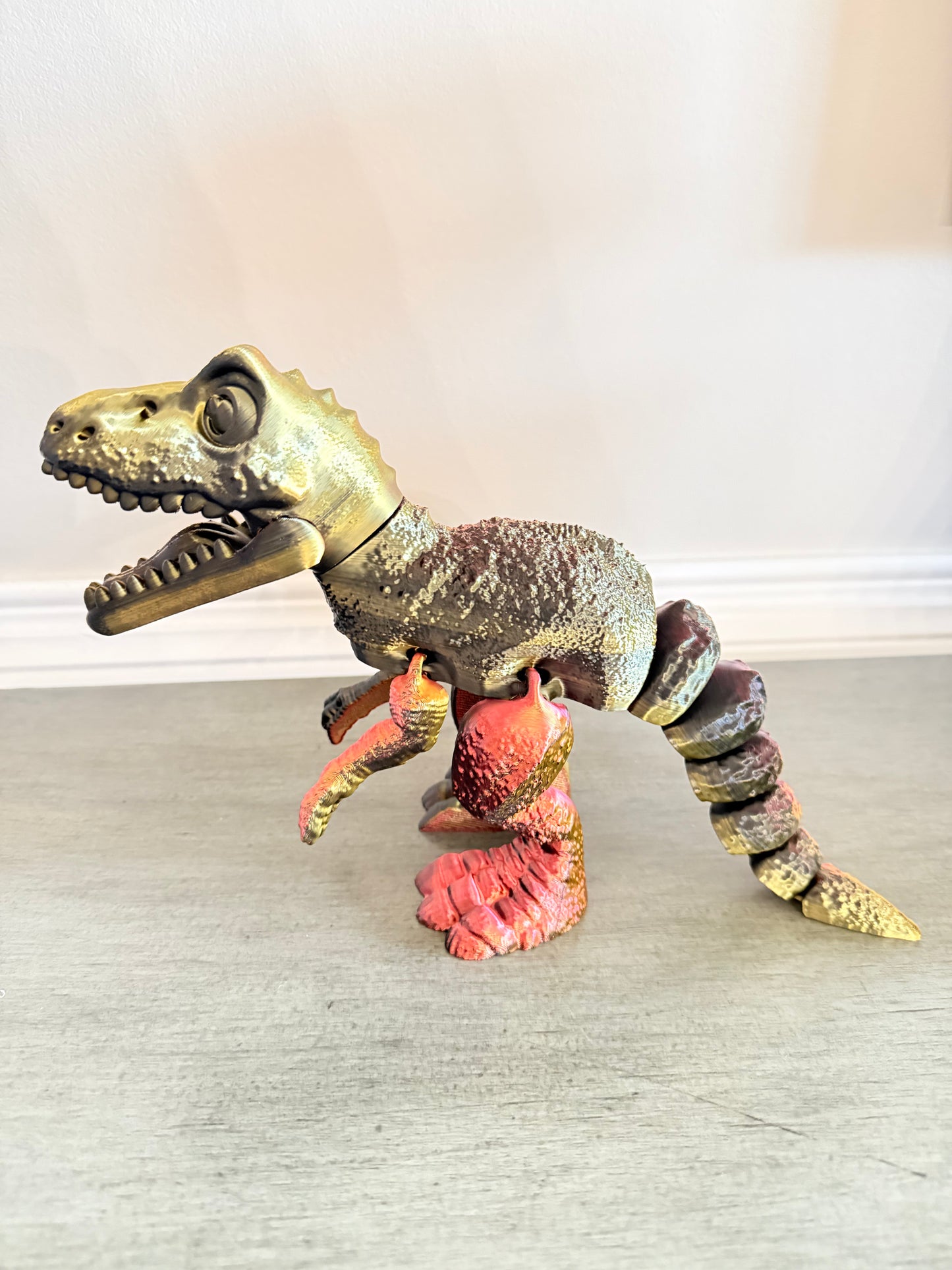 3D Articulated Iridescent T-Rex