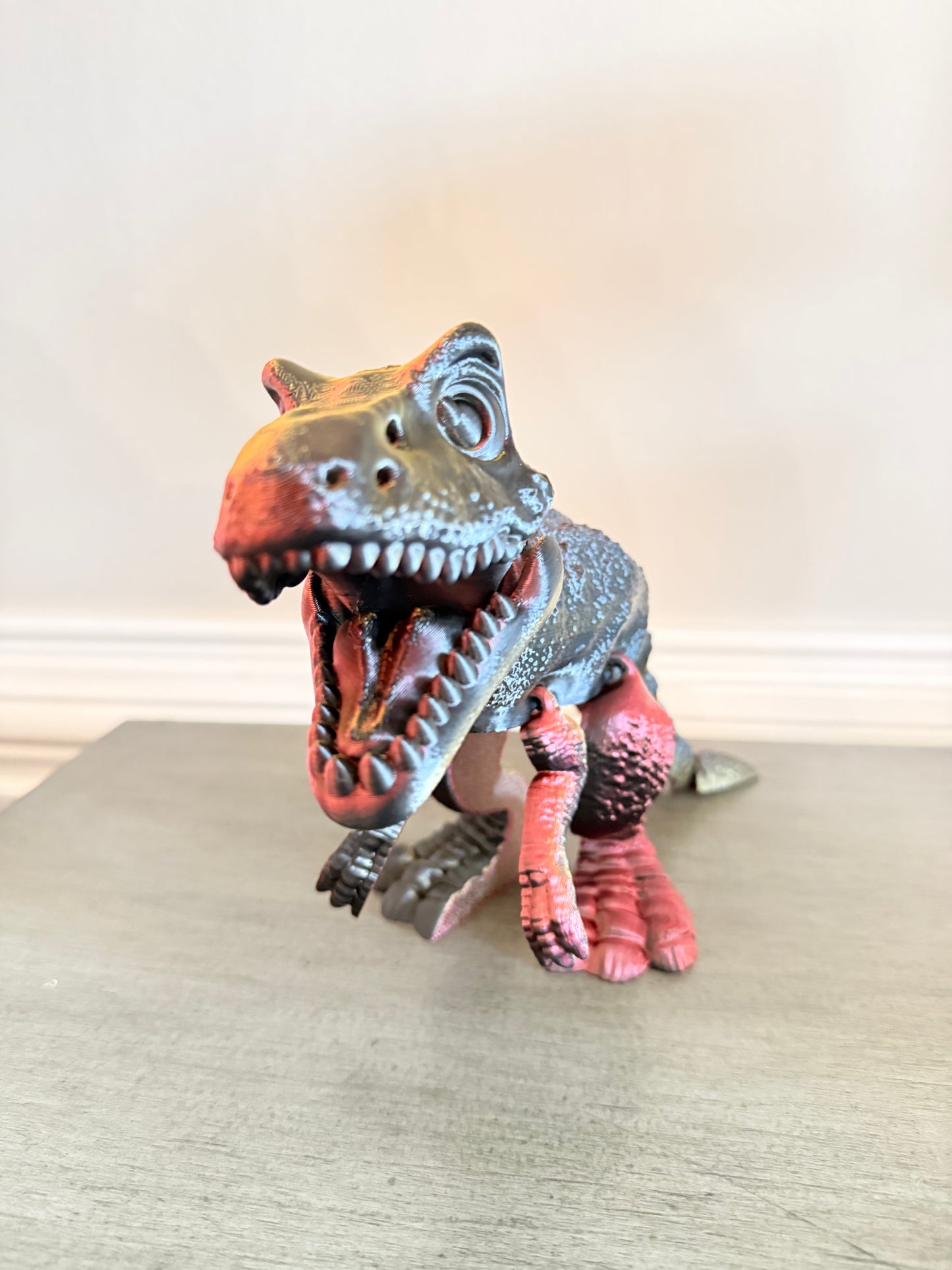 3D Articulated Iridescent T-Rex