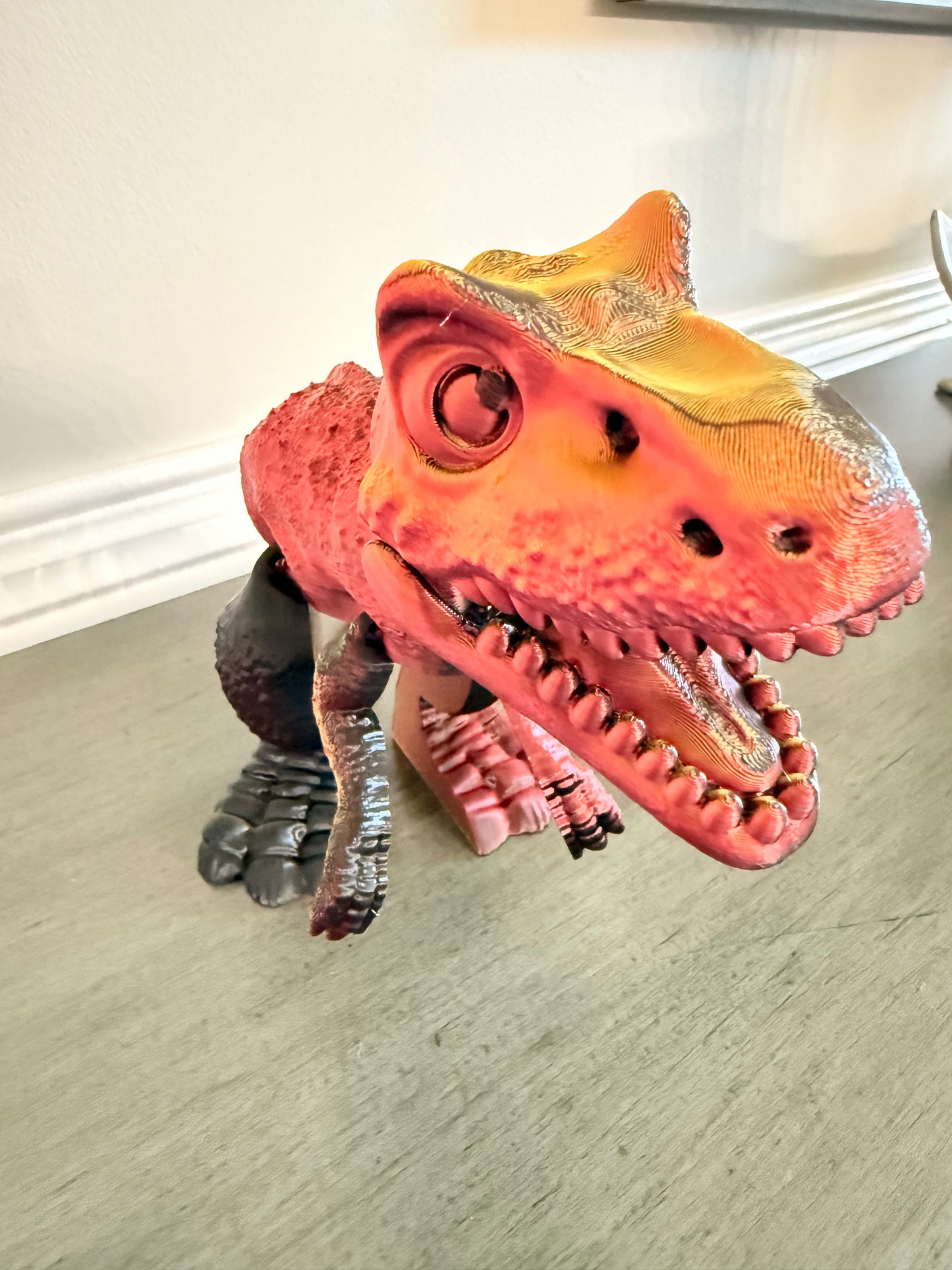 3D Articulated Iridescent T-Rex