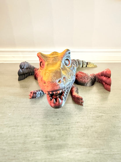 3D Articulated Iridescent T-Rex