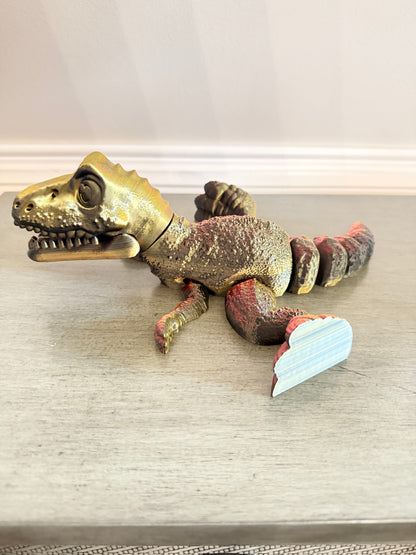 3D Articulated Iridescent T-Rex