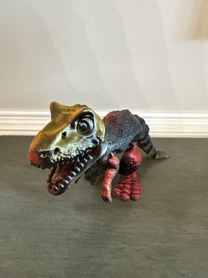 3D Articulated Iridescent T-Rex
