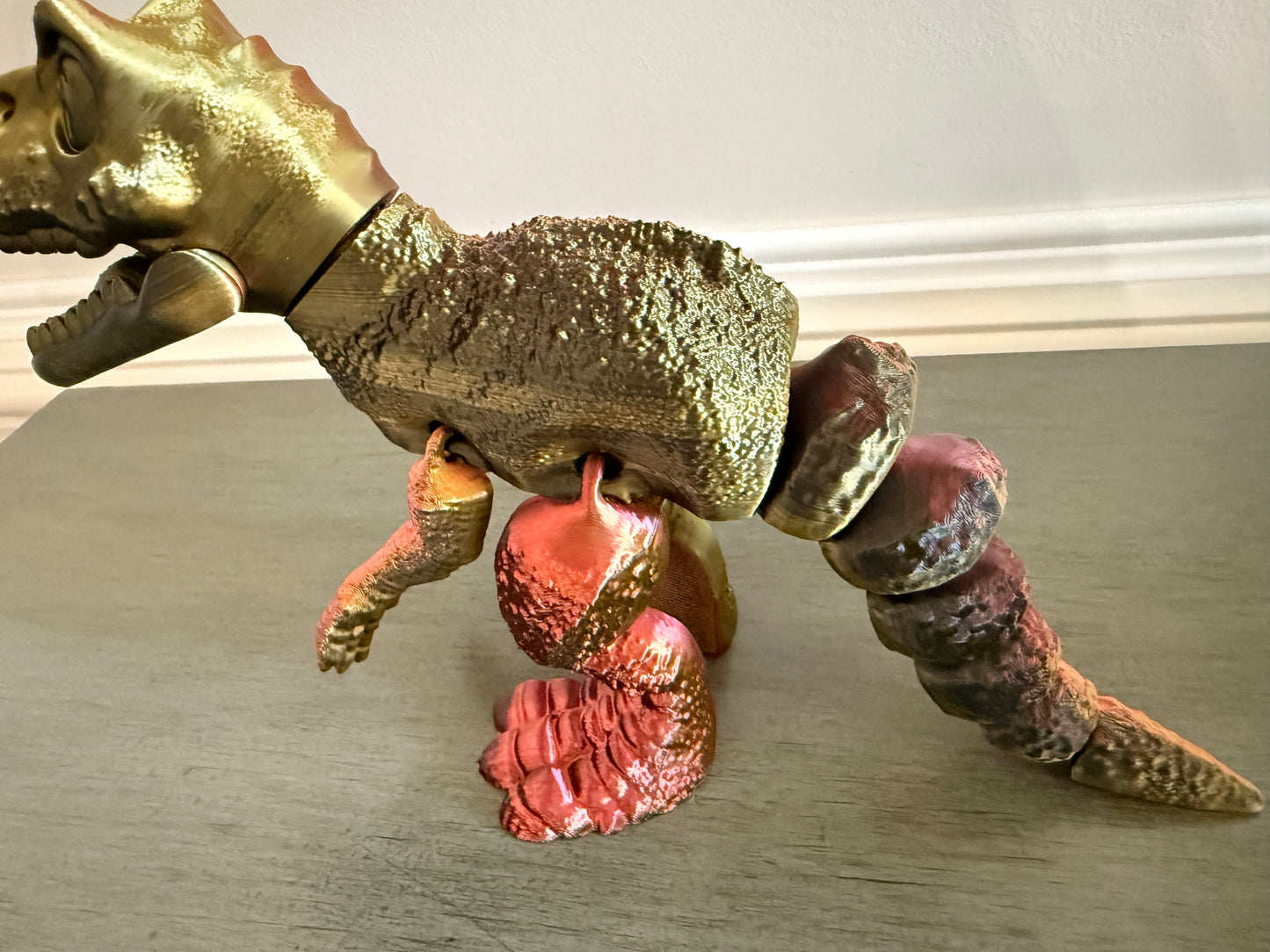 3D Articulated Iridescent T-Rex
